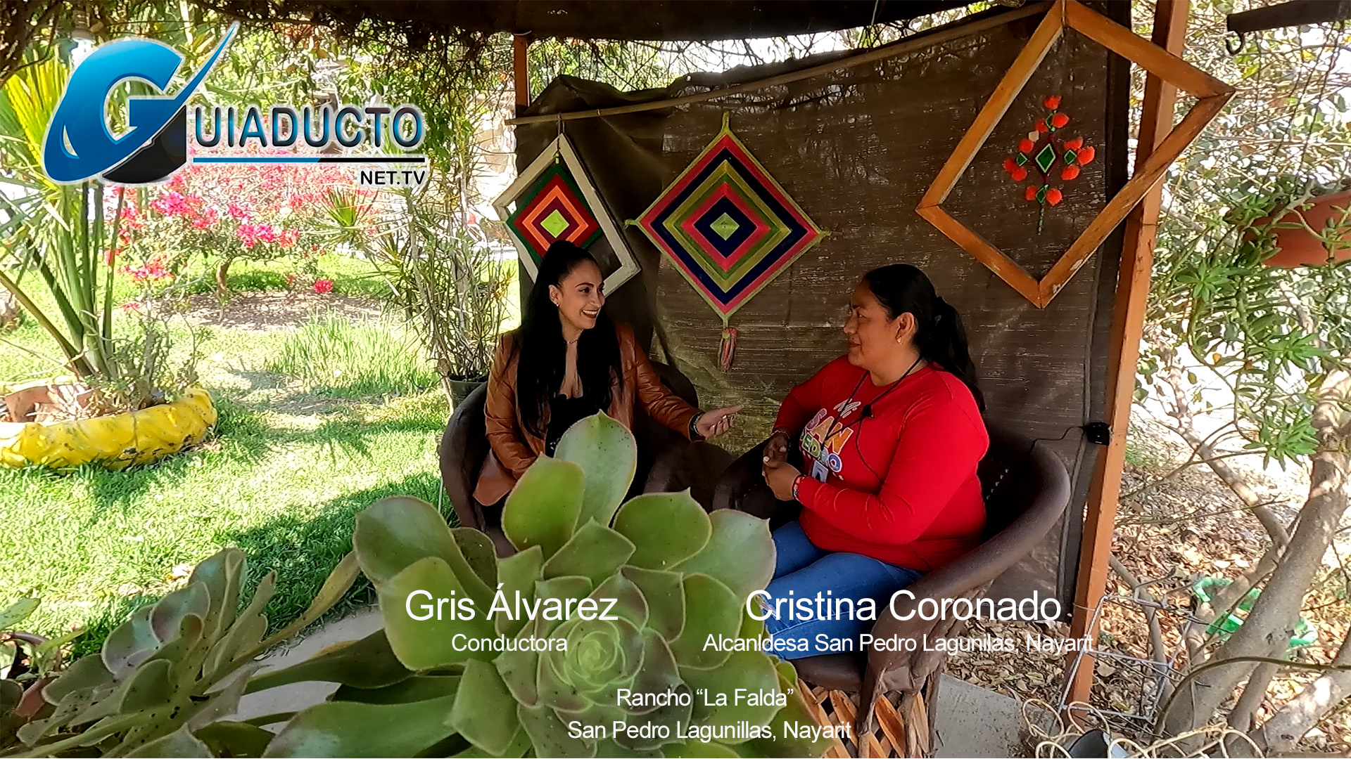 Alcaldesa de San Pedro Lagunillas Cristina Coronado, invita a conocer el municipio en entrevista con Gris Alvarez conductora de TURISMO GUIADUCTO